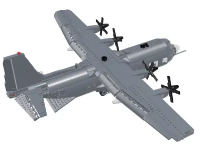 MocBricks3D - Lockheed AC-130 3D print model