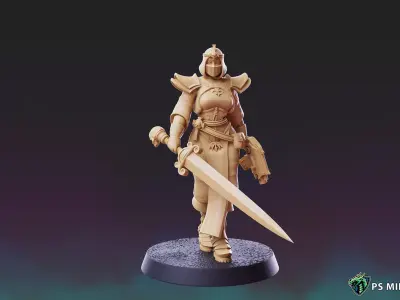 Divine Order - Initiate Pose 2 3D print model