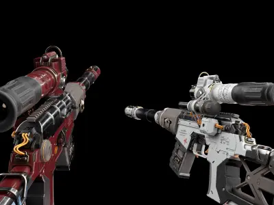 Sci-fi VSS Low-poly 3D model