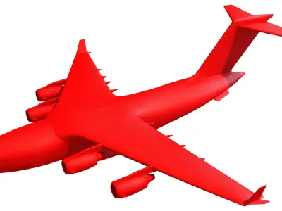 Printable C-17 Aircraft 3D model