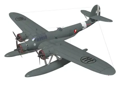 CANT Z506 Airone 3D model