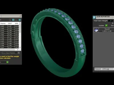 ring code 159 3D print model