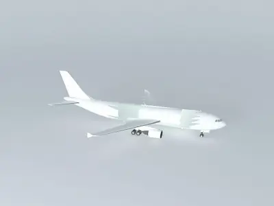 Airbus A300 600F FedEx at LAX Free 3D model