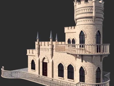Castle swallow 3D model