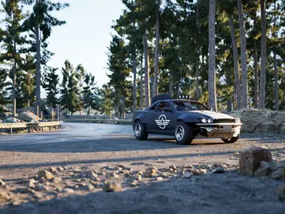 Nissan R34 Military   3D model