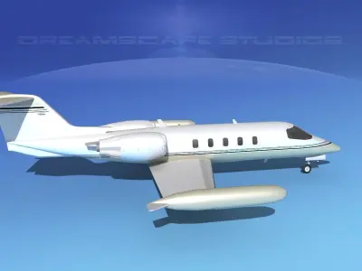 Gates Learjet 35 V12 3D model