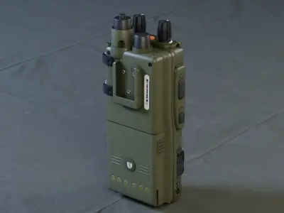 Military Walky Talky Game Asset - Lowpoly Low-poly 3D model