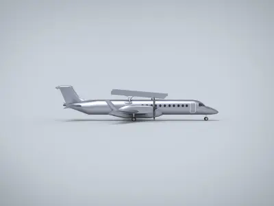 Saab 340 AEWC 3D model