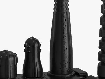 Motorola Police Radio 3d model Low-poly 3D model