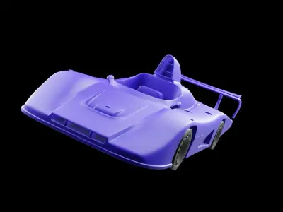 Porsche Le Mans Miniature Aerodynamics print 3d - blenade 3d Free 3D print model