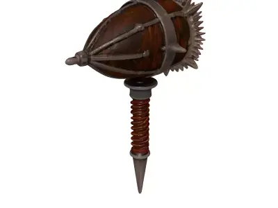 Rusty Medieval Mace 3D model