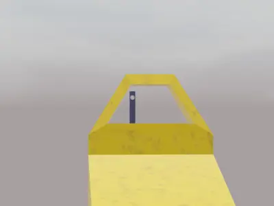 Rifle Low-poly 3D model