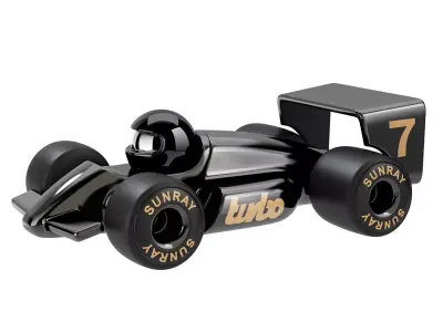 Turbo Jet Car Toy by Playforever 3D model