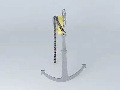 ARGONAUTIX marine details anchor windlass 3D model