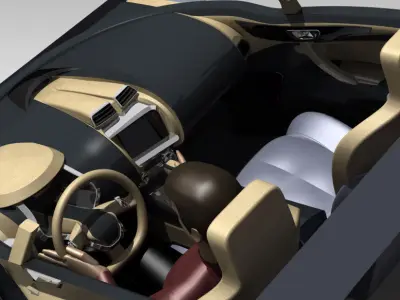 Tuatara interior Free 3D model