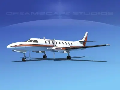 Swearingen SA226 Bearskin Airlines 1 3D model