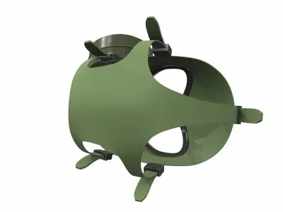 Gas Mask 03 3D model