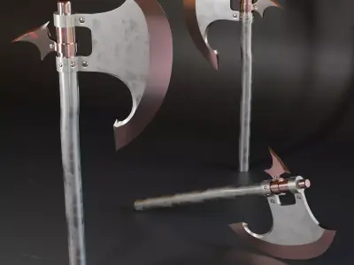 Mk Axe Lowpoly 027 Free 3D model