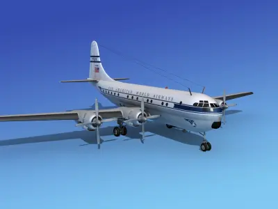 Boeing 377 Pan Am 2 3D model