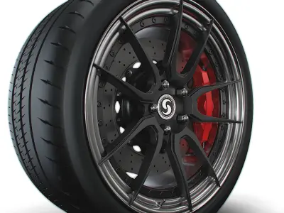 Signature SV302S wheel 3D model