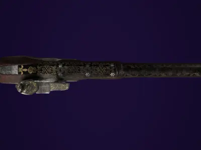 VINTAGE GUN 3D model