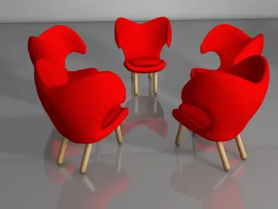 Chair egg chairs Free 3D model