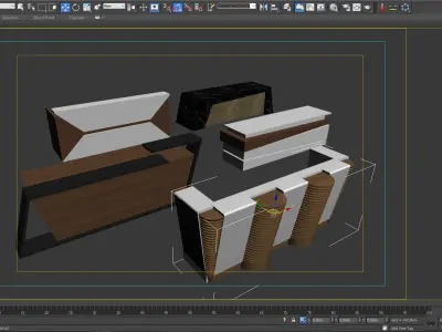RECEPTIONS 3DS MAX 2015 5 MODEL 3D model