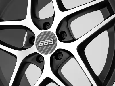 BBS rims 3D model