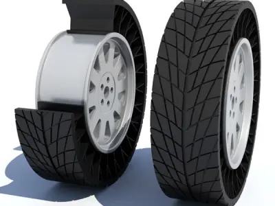 Airless Tire 3D model