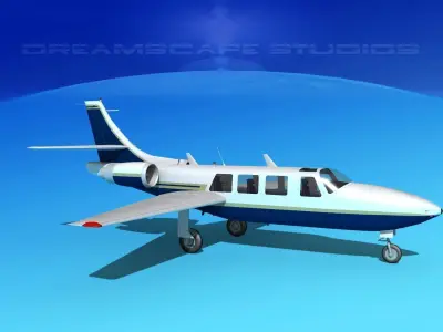 Piper Aerostar FJ-100 Fanjet V02 3D model