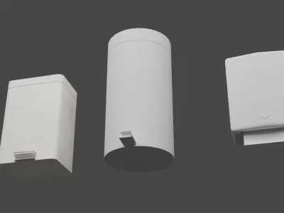 WC Stuffs Free low-poly 3D model