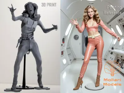 Colonel Wilma Space Vampire - Buck Rogers in the 25th Century 3D print model