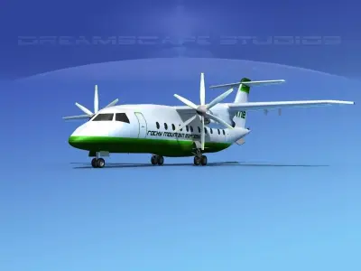 Dornier 328-130 Rocky Mountain Express 3D model