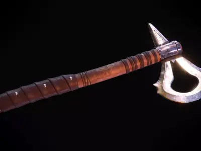 Connor Tomahawk - Assassins Creed III Low-poly 3D model