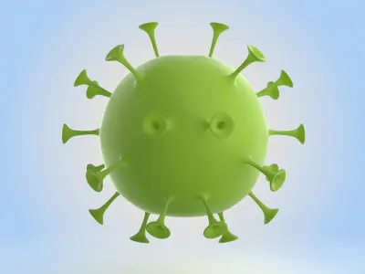 Virus 3D model