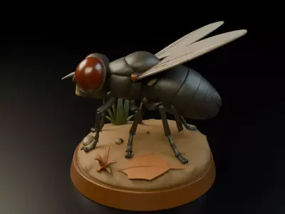 red eye flies 3D print model