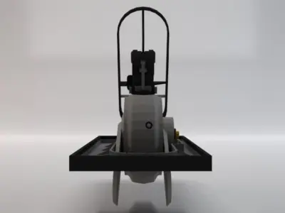 Sci-Fi Jumper Low-poly 3D model