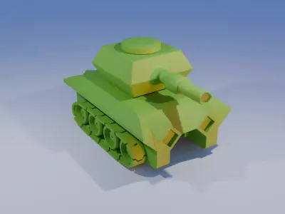 Tank 3D 3D print model