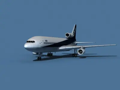 Lockheed L-1011-50 All Nippon Airways 3D model
