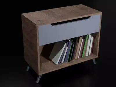 Bedside Drawer Free 3D model