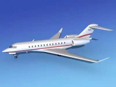 Global Express XRS V02 3D model