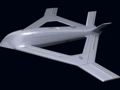 CRANE UCAV 3D model