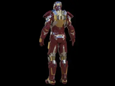 Iron Man Mark 17 HeartBreaker 3D model