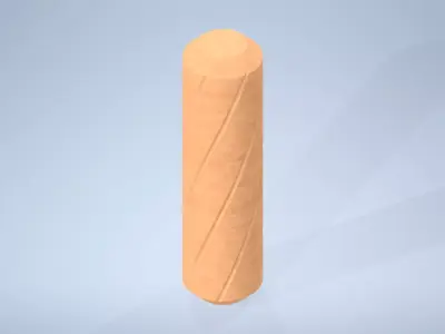 IKEA Wood Dowel 101350 3D model