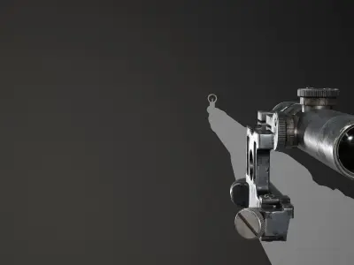 PBR PU Scope Low-poly 3D model
