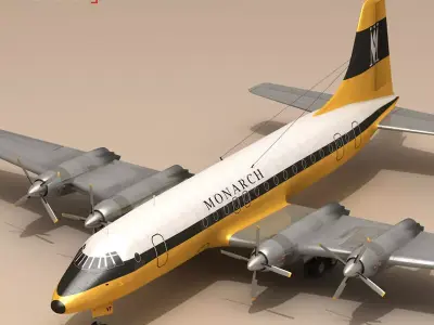 Bristol Britannia 3D model