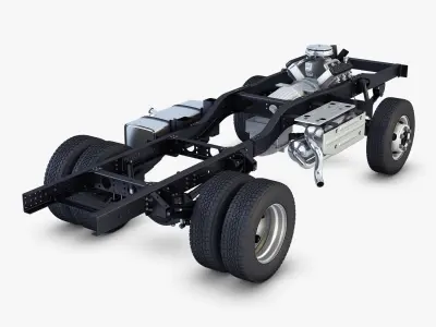 Truck Chassis 4x4 v 1 3D model
