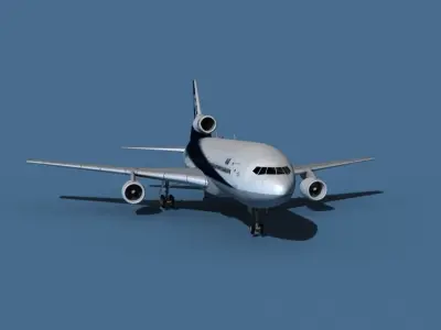Lockheed L-1011-50 All Nippon Airways 3D model