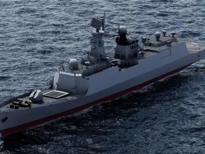 Type 054A frigate Ship Free 3D model