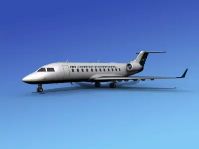 Canadair CRJ200 Air Charter Intl 3D model